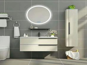 圆形木质边框 浴室镜挂墙洗手台 卫生间镜子 欧式壁挂卫浴镜子